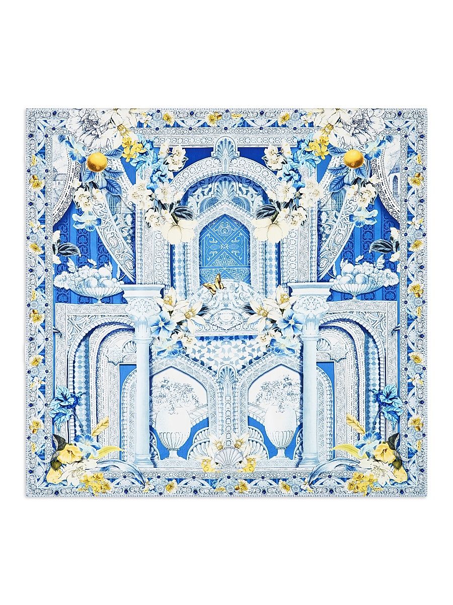 Women's De Nada Grenada Crystalled Silk Scarf - De Nada Granada