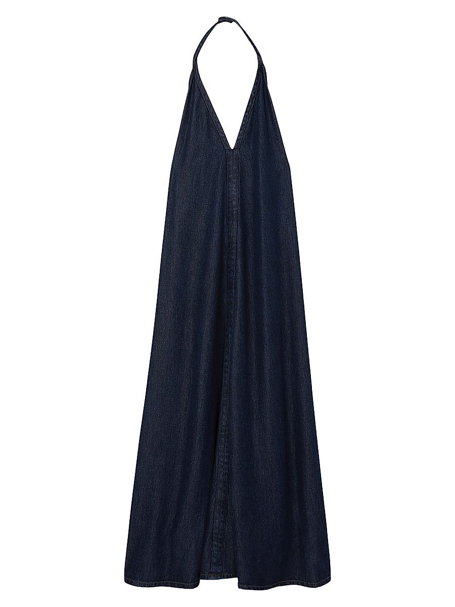 Women's Rachel Denim Maxi Dress - Indigo - Size 12