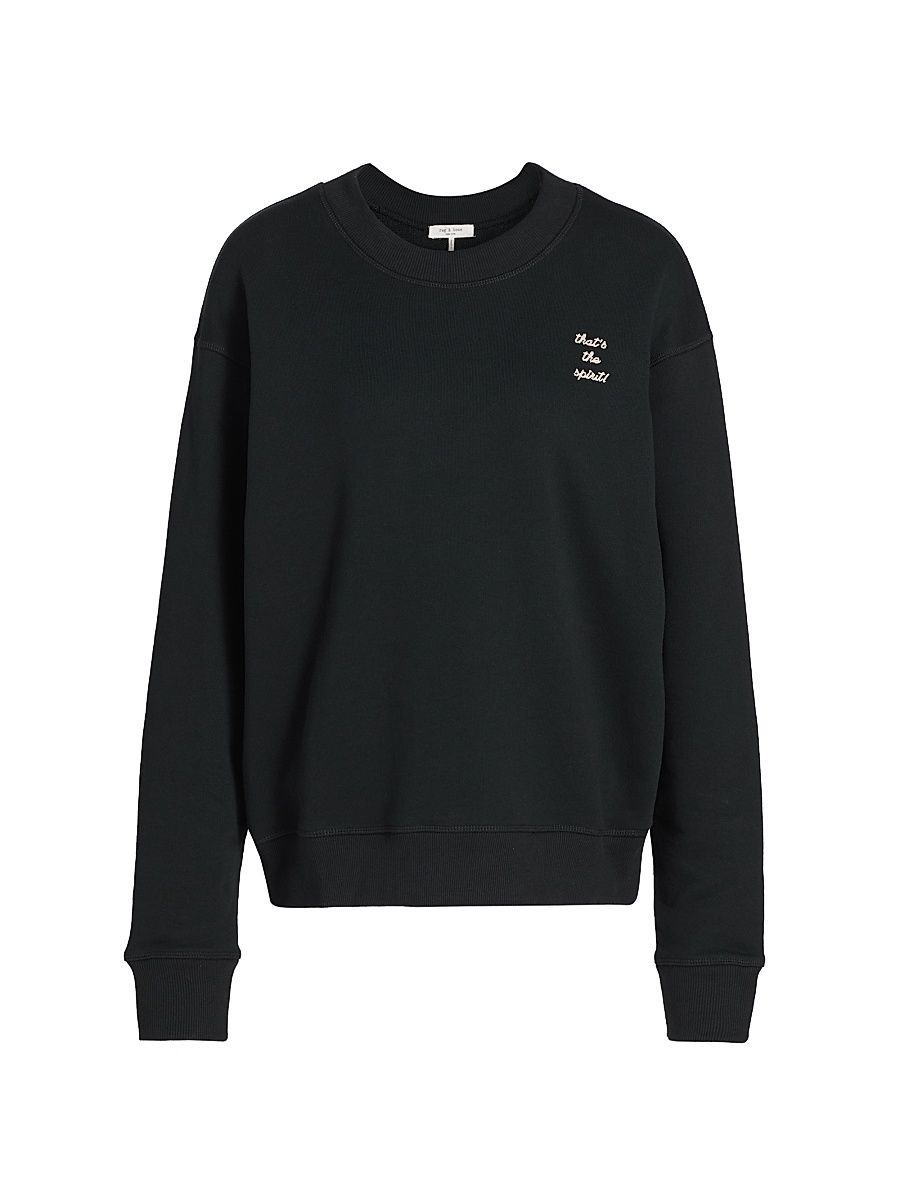 Women's That's The Spirit Sweatshirt - Black - Size XL