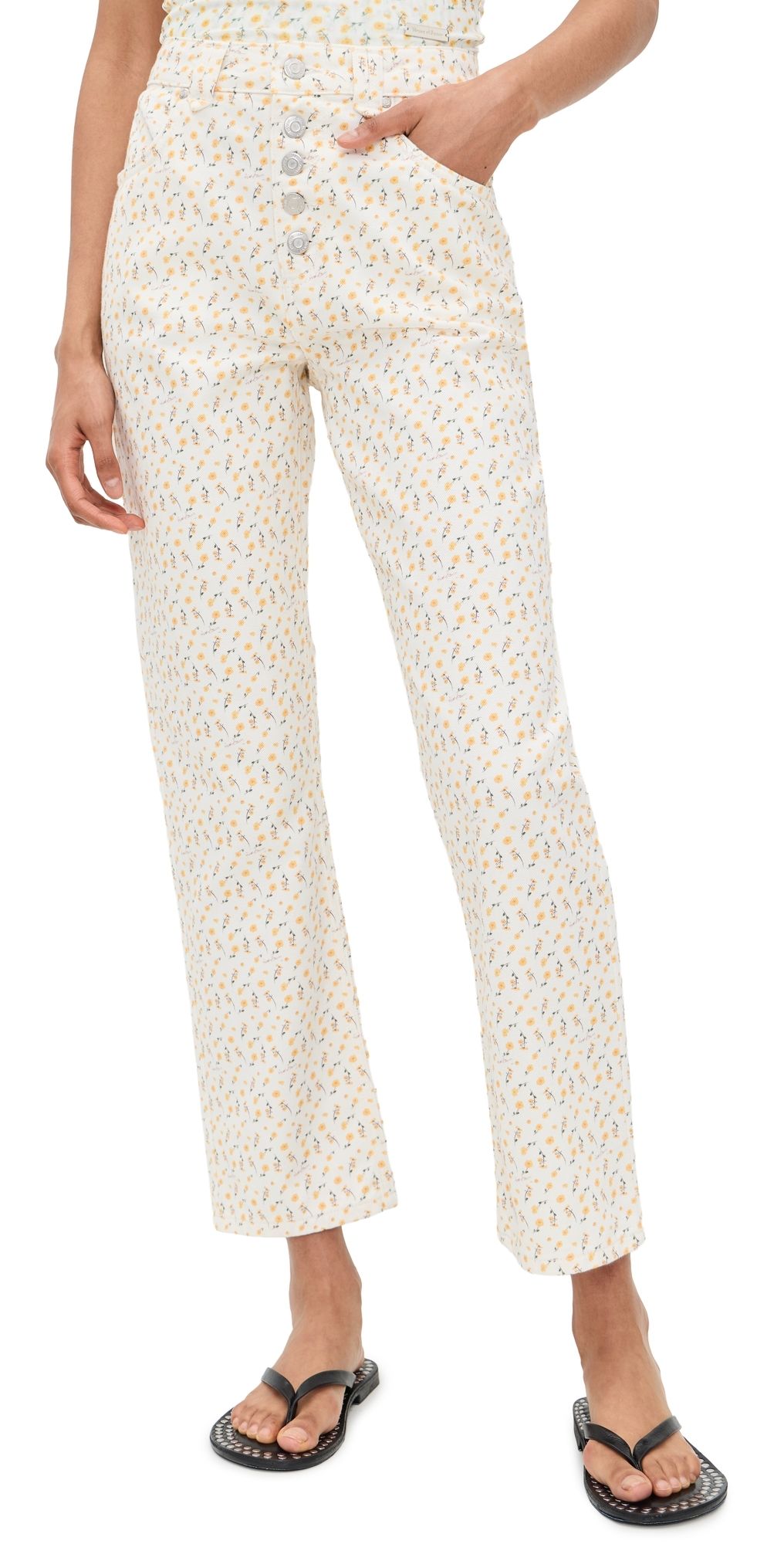 House of Sunny Buttercup Jessie Denim Jeans Butter 12
