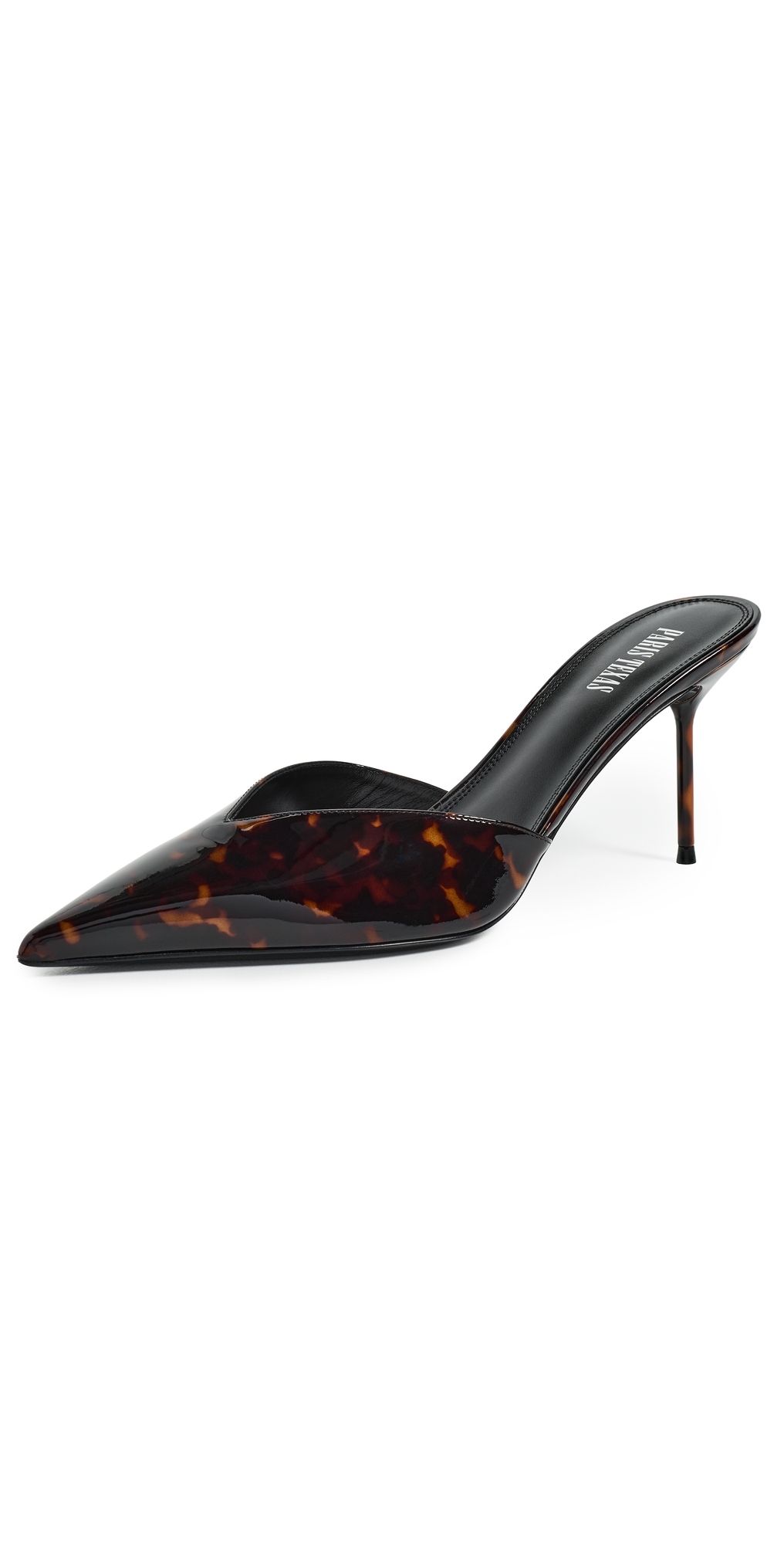 Paris Texas Lidia Sabot Pumps 70mm Tortoise 38