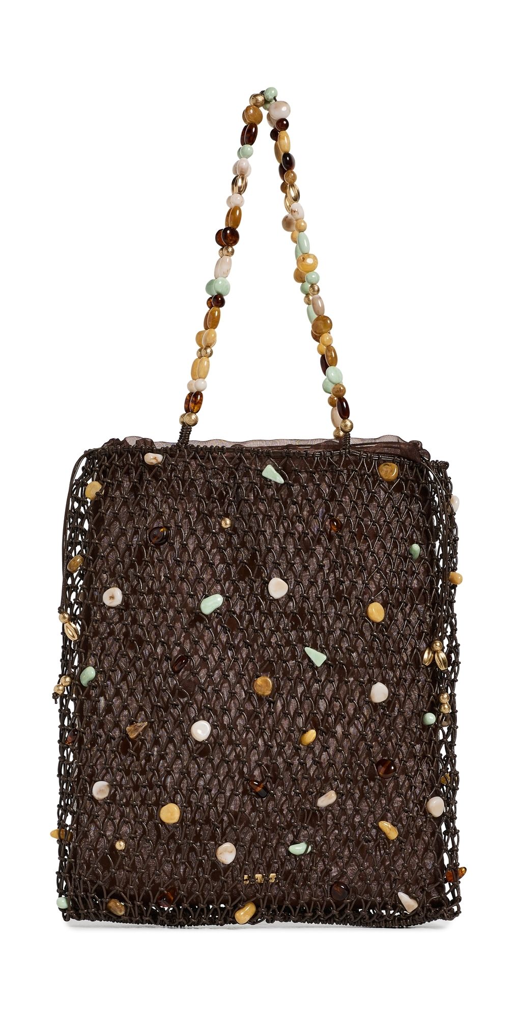 Cult Gaia Mercier Woven Tote Luwak Bauble Multi One Size