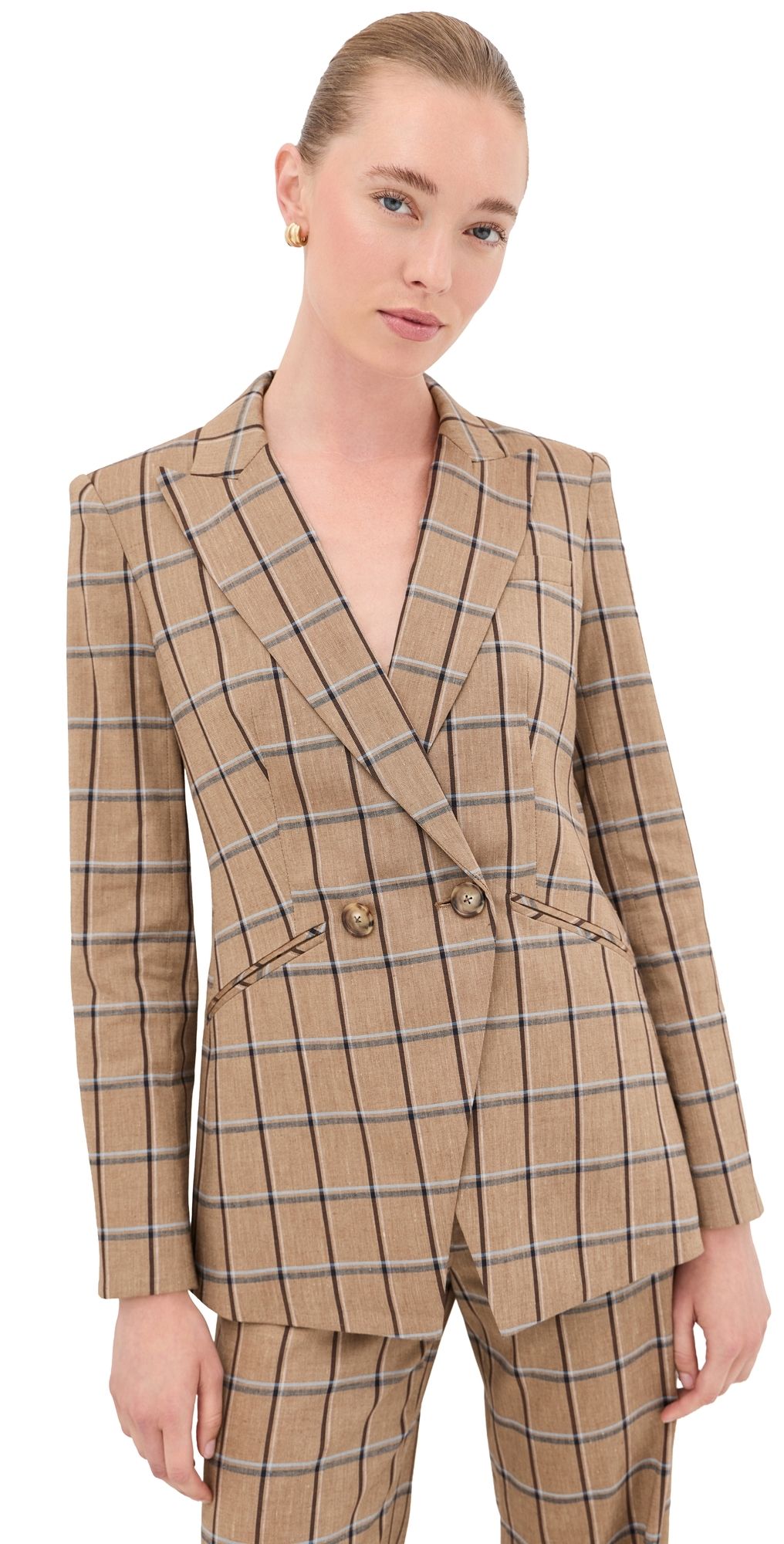 Veronica Beard Rickie Dickey Jacket Ochre Multi 2