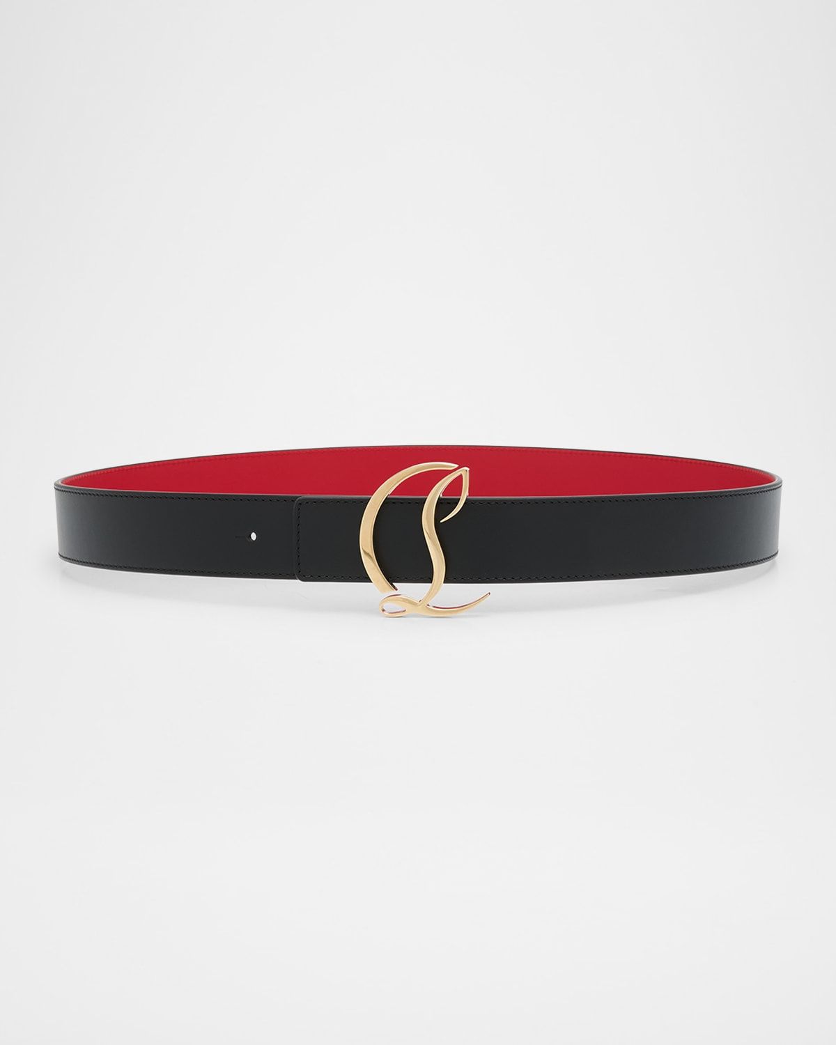 CL Logo Leather Belt