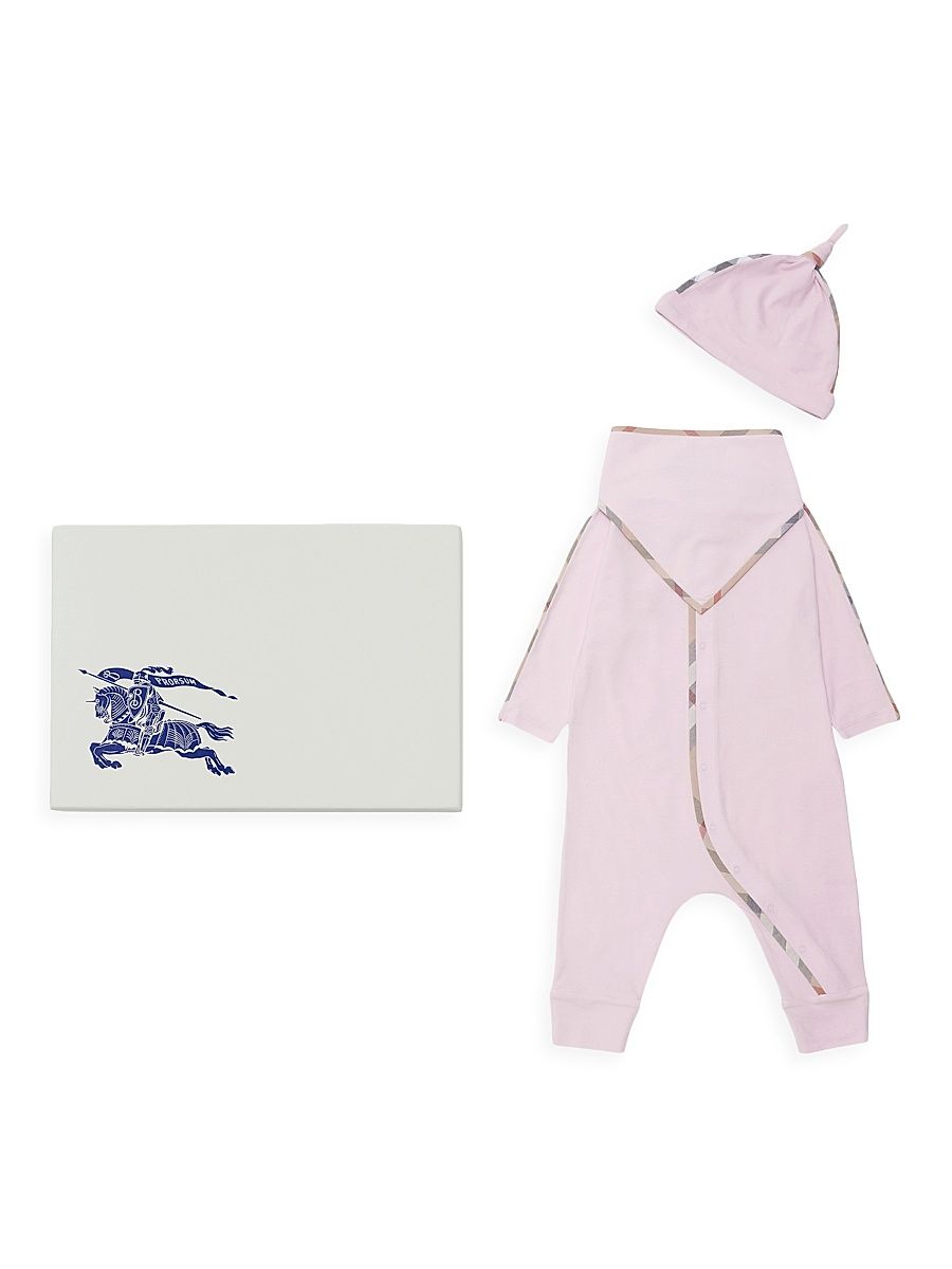 Baby Girl's 3-Piece Stretch Cotton Gift Set - Lotus - Size 6 Months