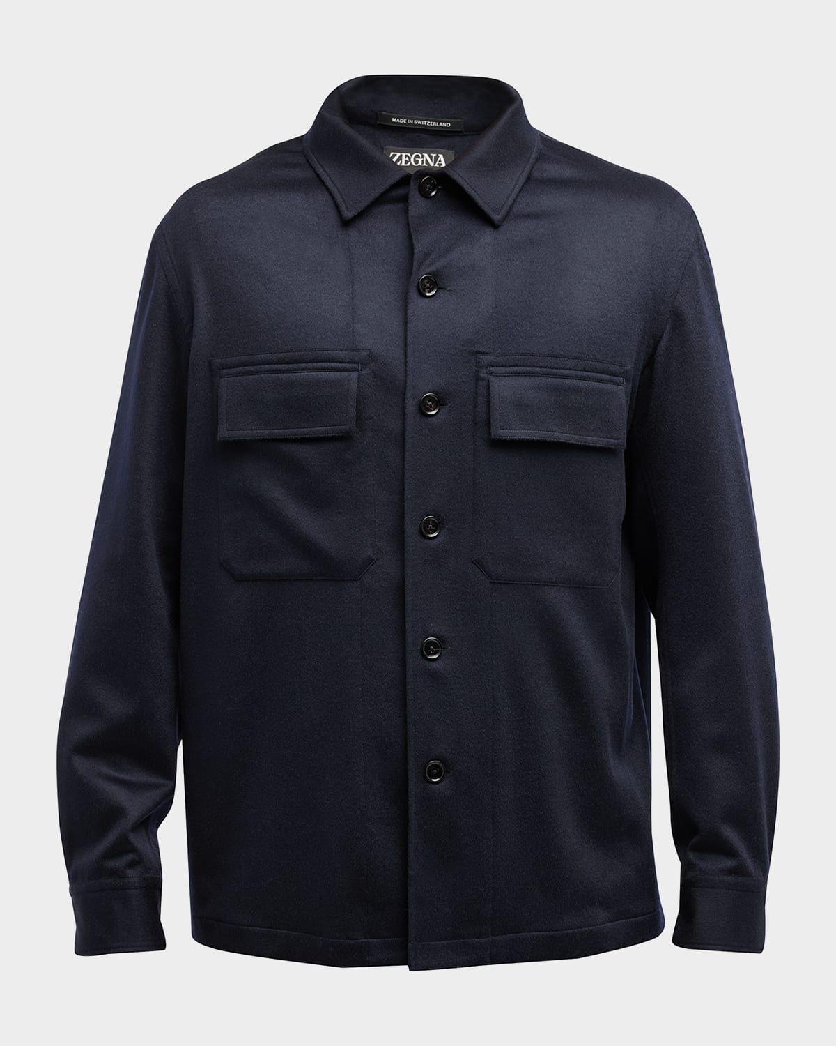 Men & apos;s Cashmere Overshirt