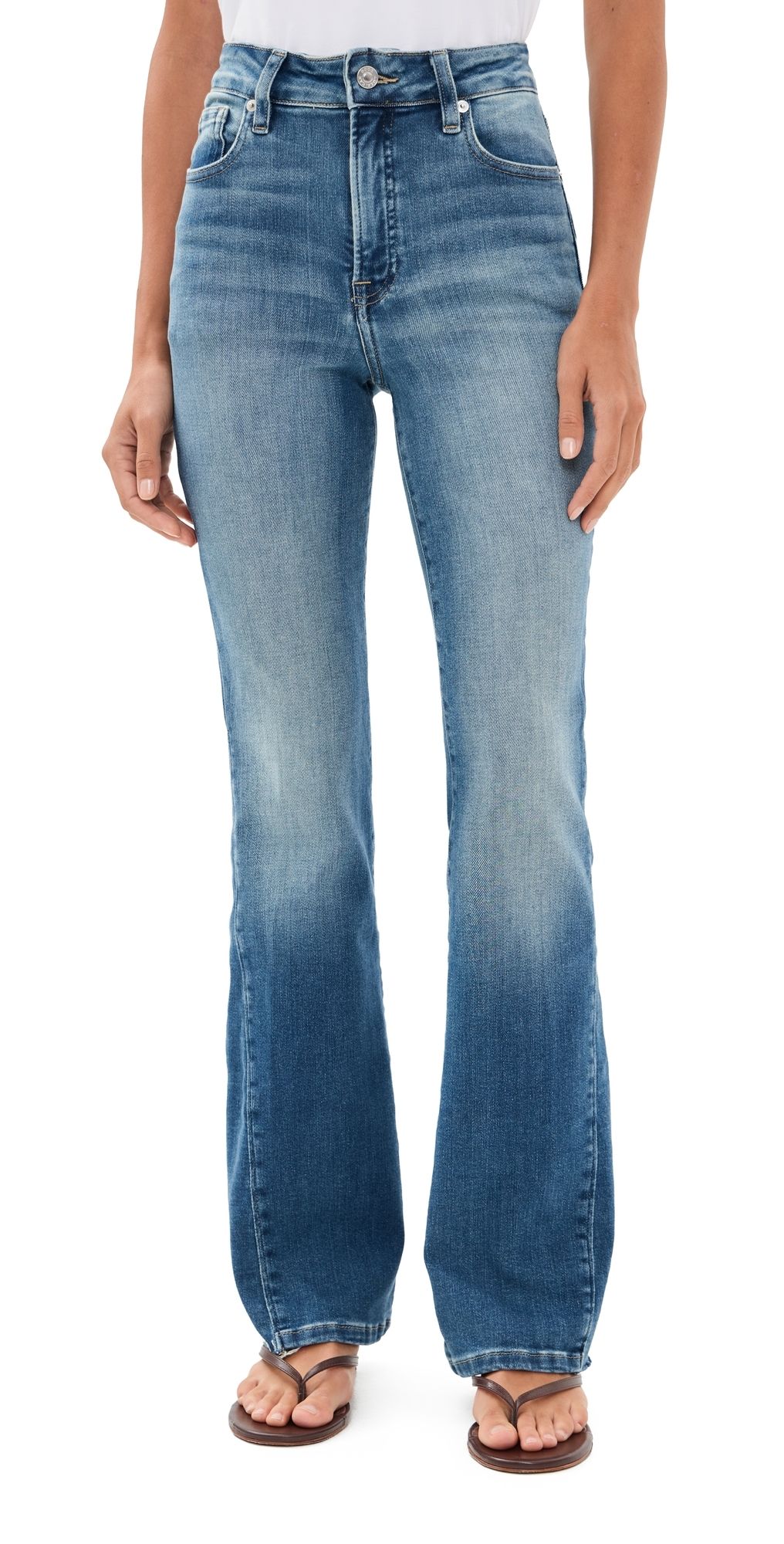 Good American Soft Tech Good Classic Bootcut Jeans Indigo1238 20
