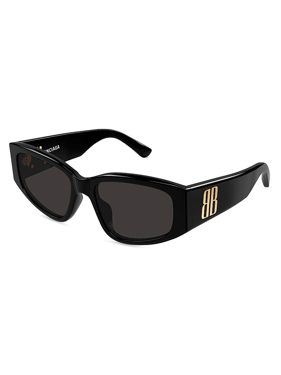 Women's Nano 56MM Geometric Sunglasses - Black