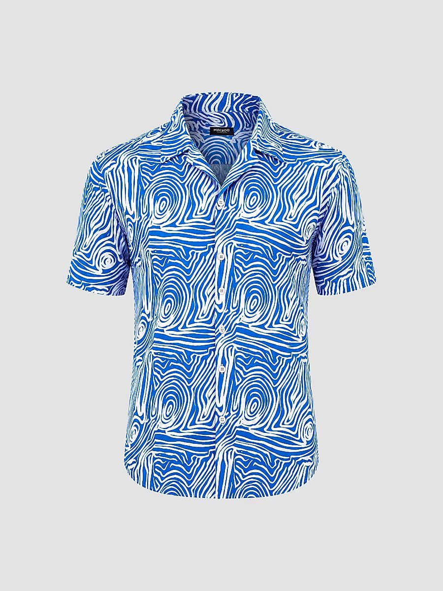 Men's Apachi Marthyr Shirt - Blue - Size Medium