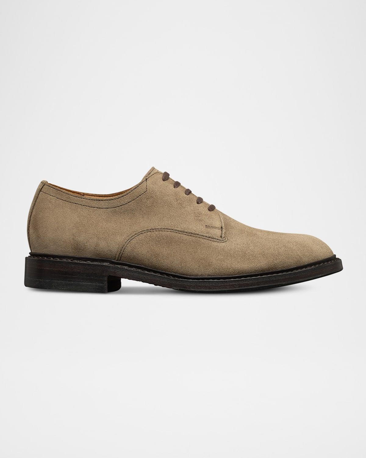 Men & apos;s Trevor Suede Plain-Toe Derby Shoes