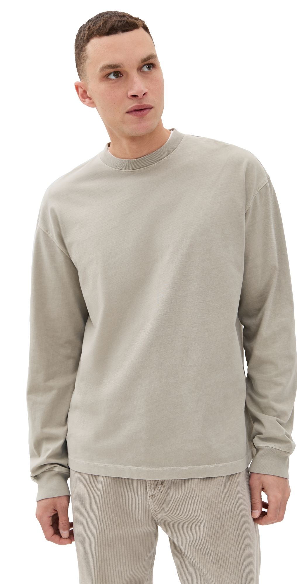 AGOLDE Long Sleeve Asha Tee Wicker XS