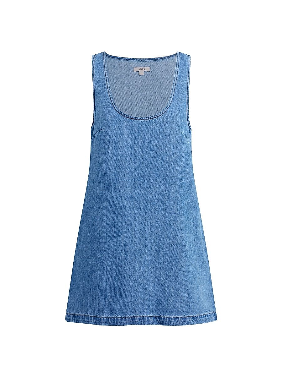 Women's The Scoop Neck Denim Minidress - Notable - Size XS