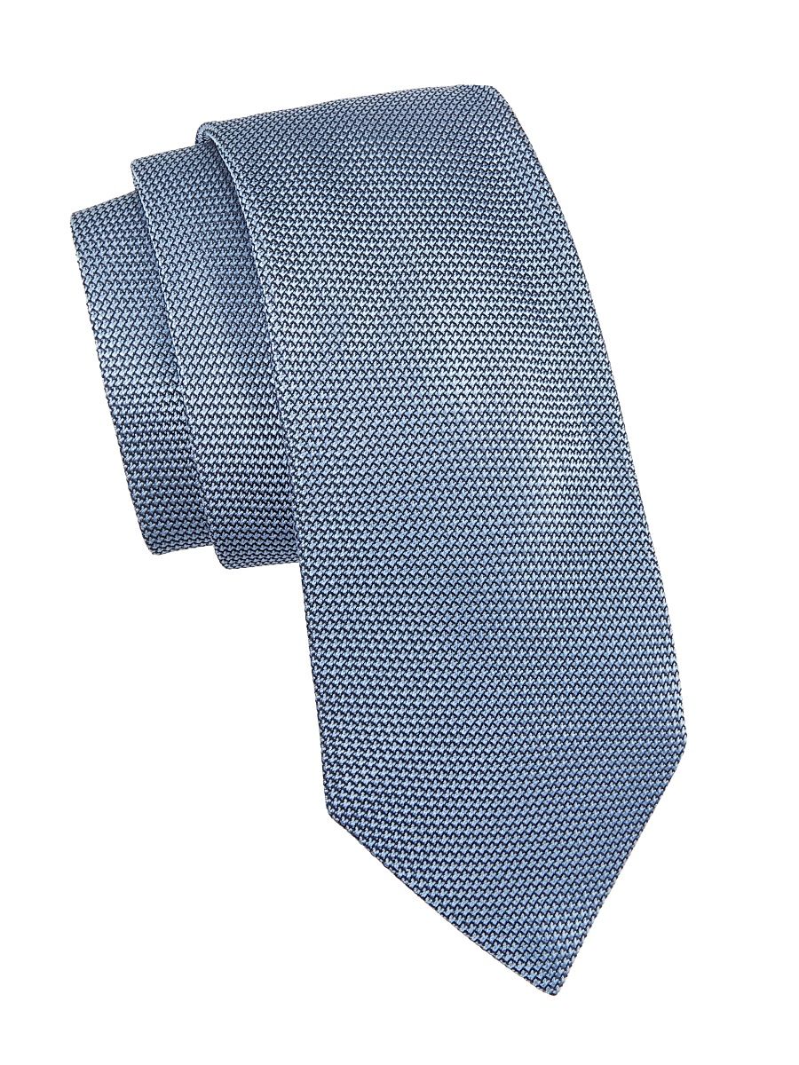 Men's Classic Silk Tie - Light Blue