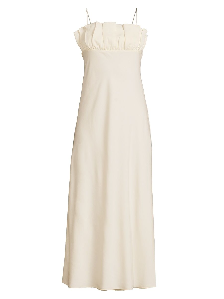 Women's Margaux Ruffled Maxi Dress - Creme - Size XL