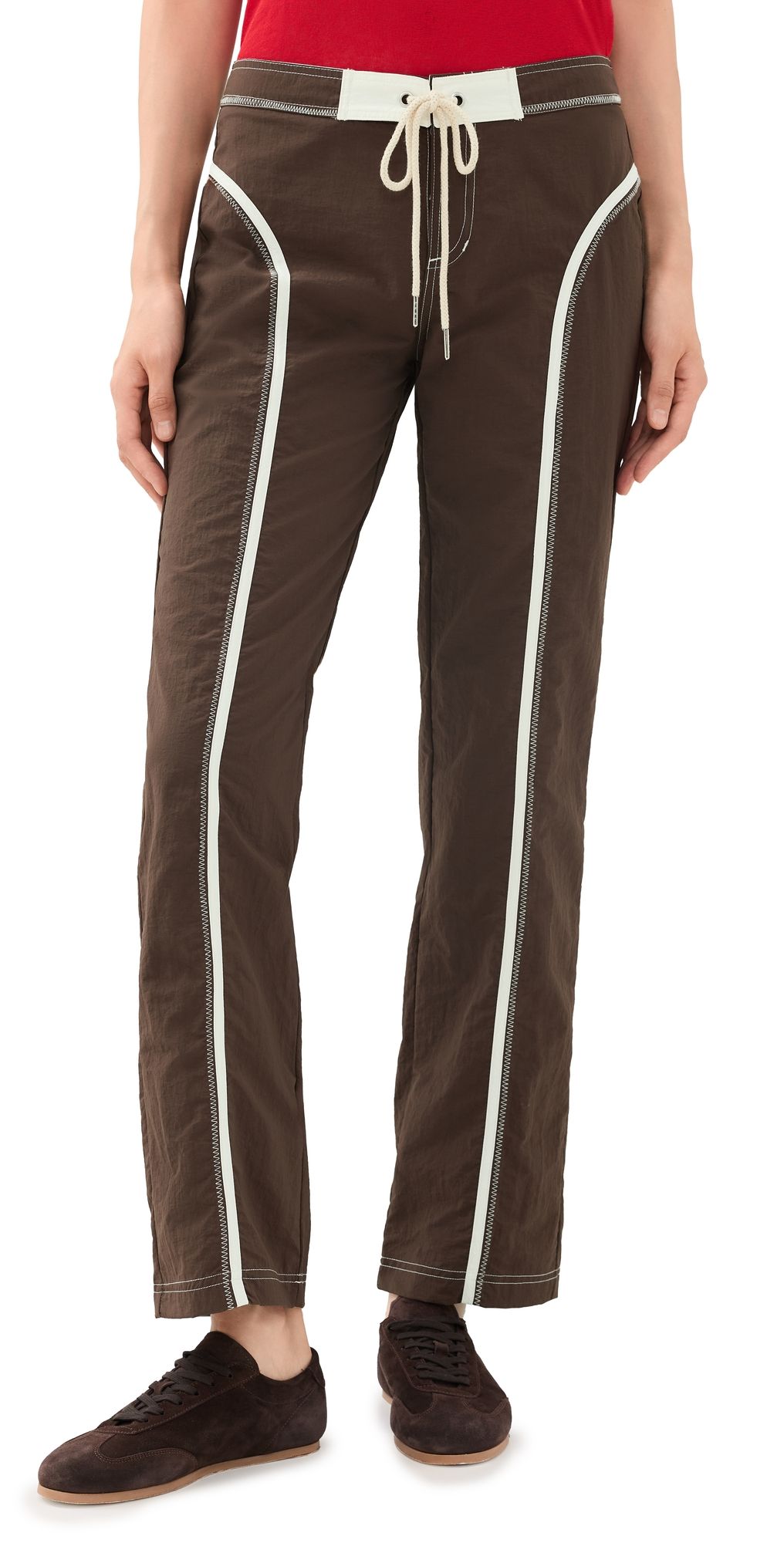 Made Some Sportswear Pants Brown/White 8