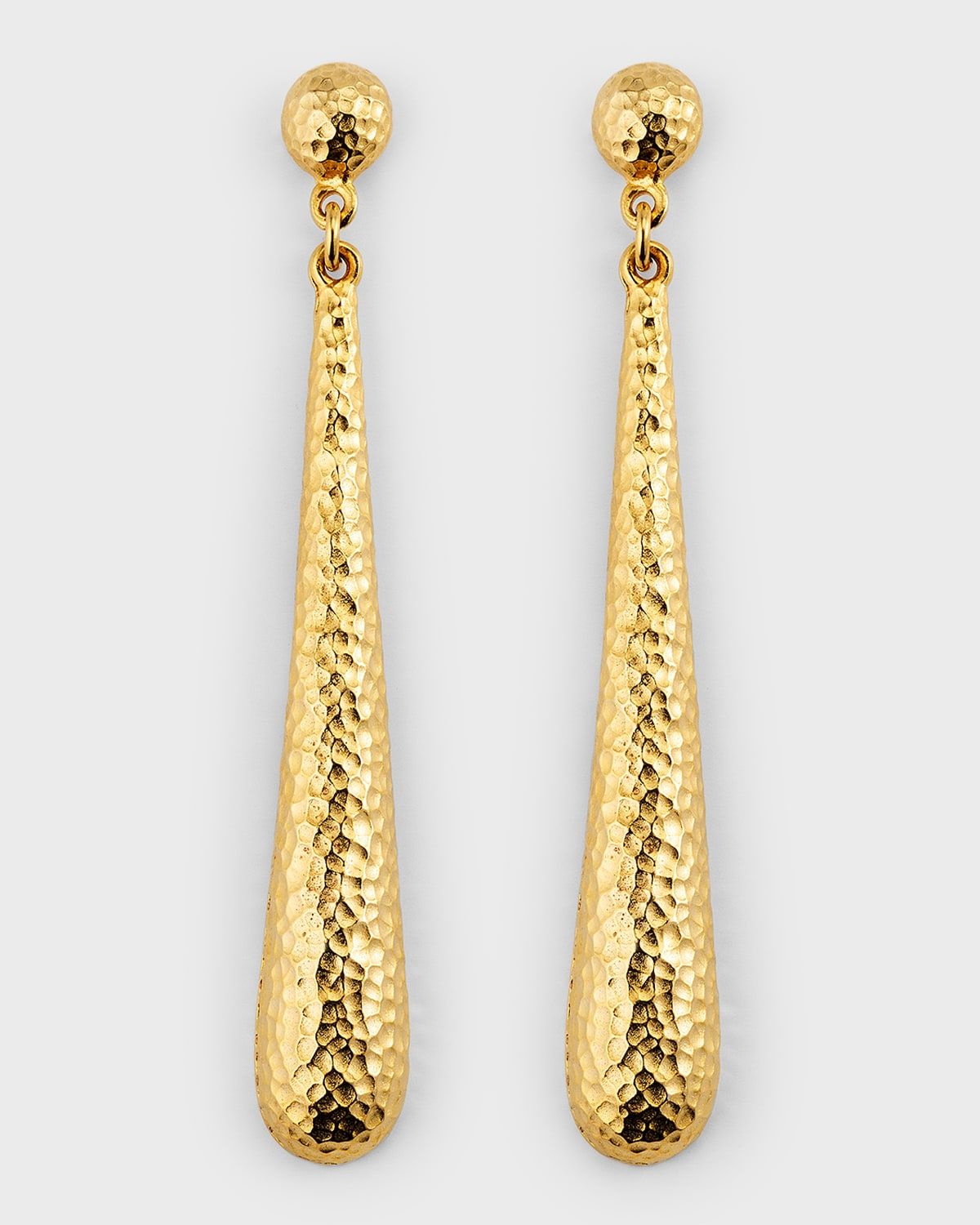 Hammered Gold Earrings