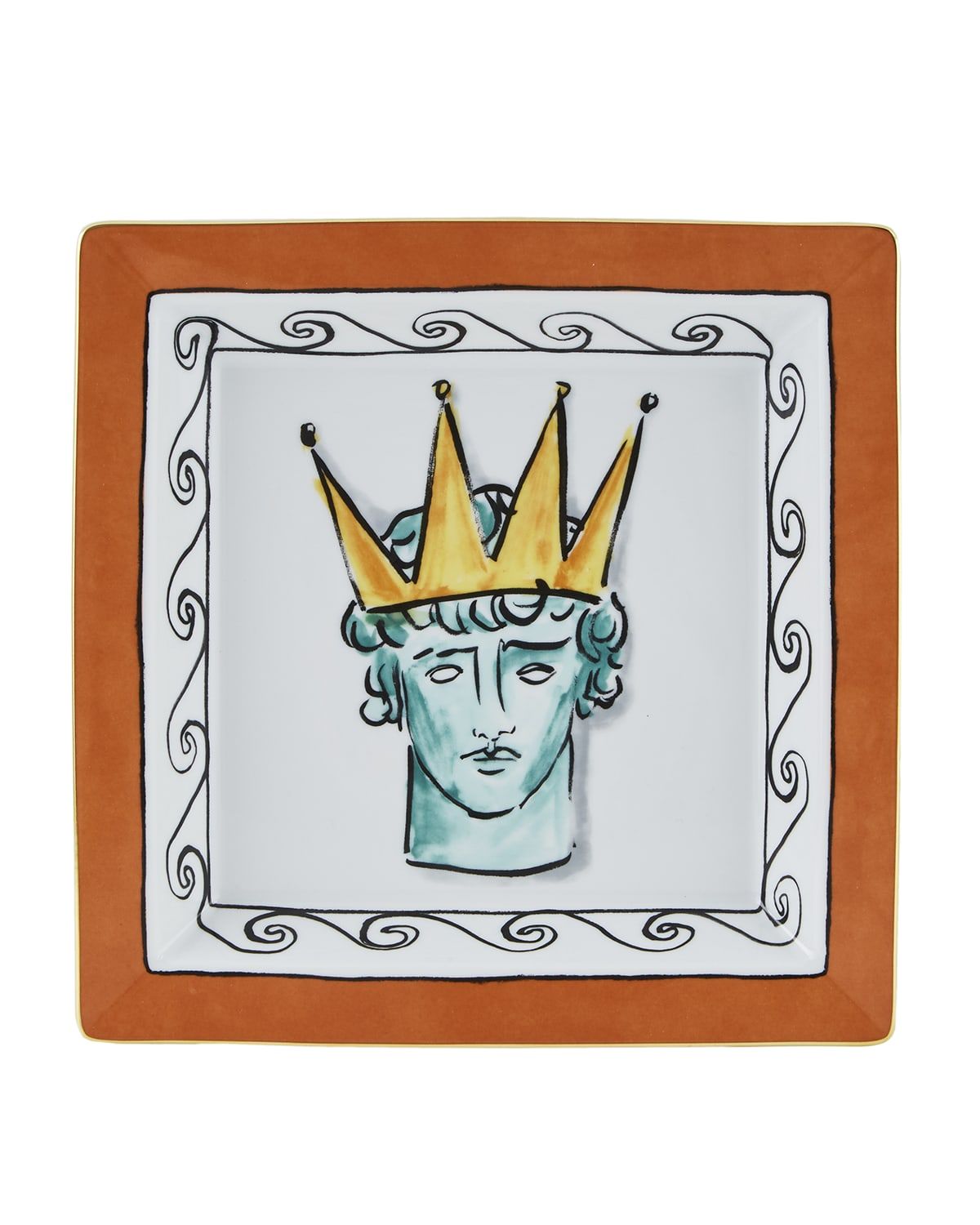 Il Viaggio di Nettuno Vide Poche Plate, Orange