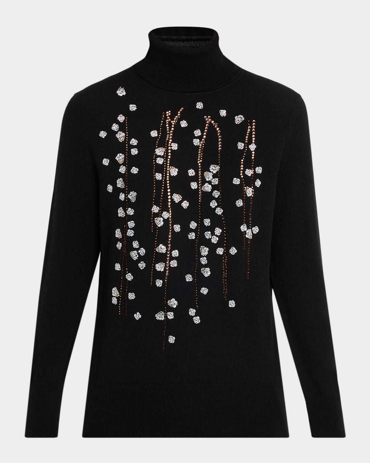 Sakura Cashmere Slim Turtleneck Sweater