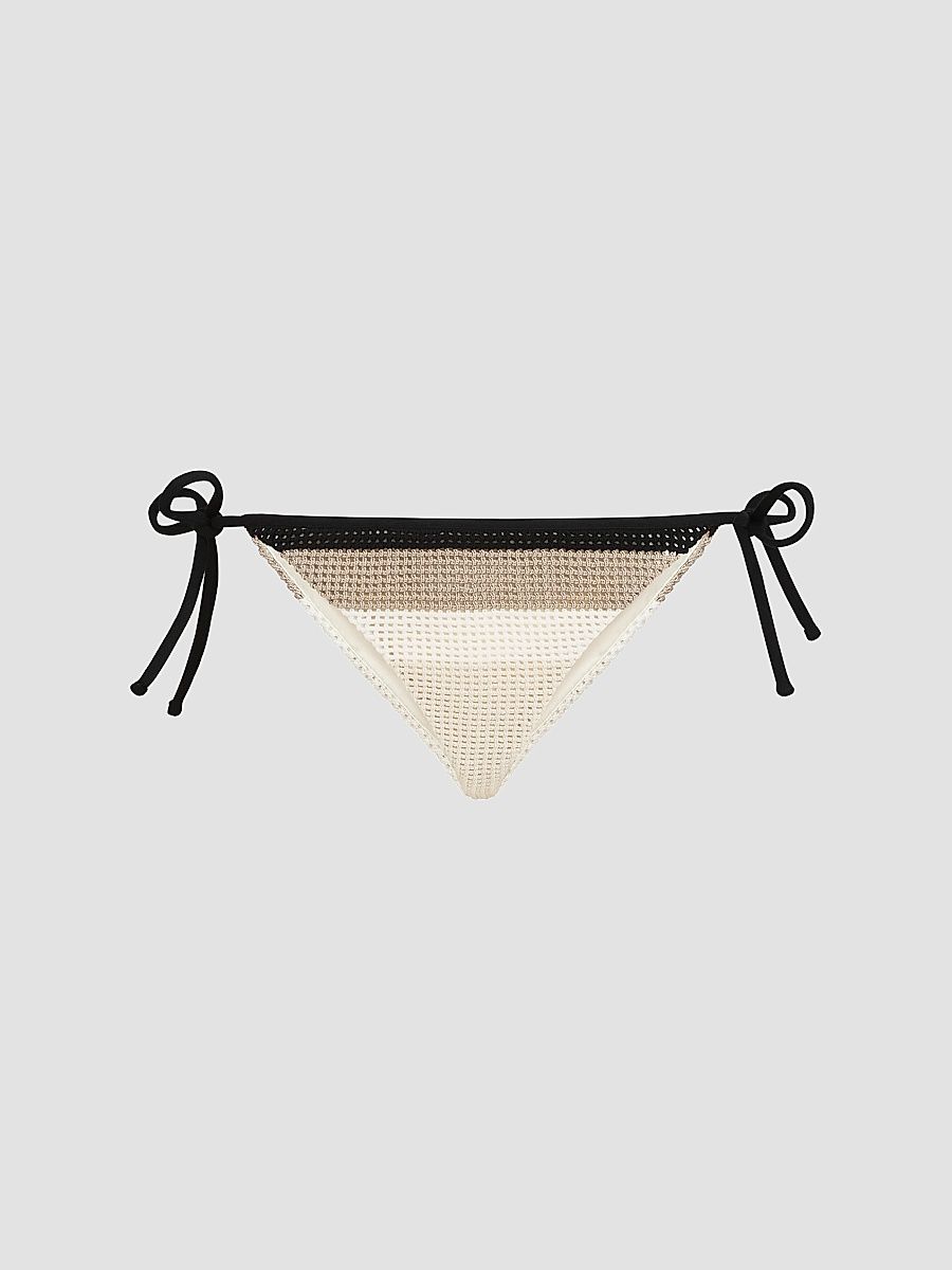 Women's Cotton Net Knit Bikini Bottoms - Size 12