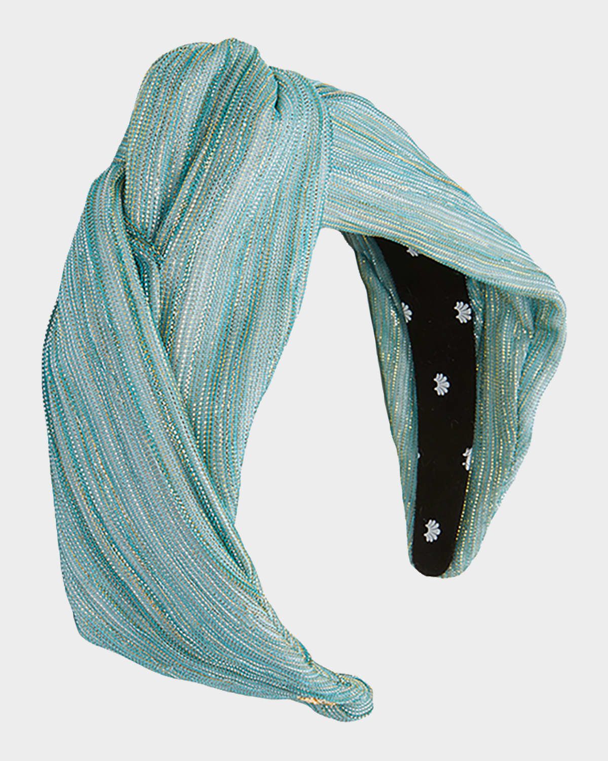 Greta Shimmer Knotted Headband