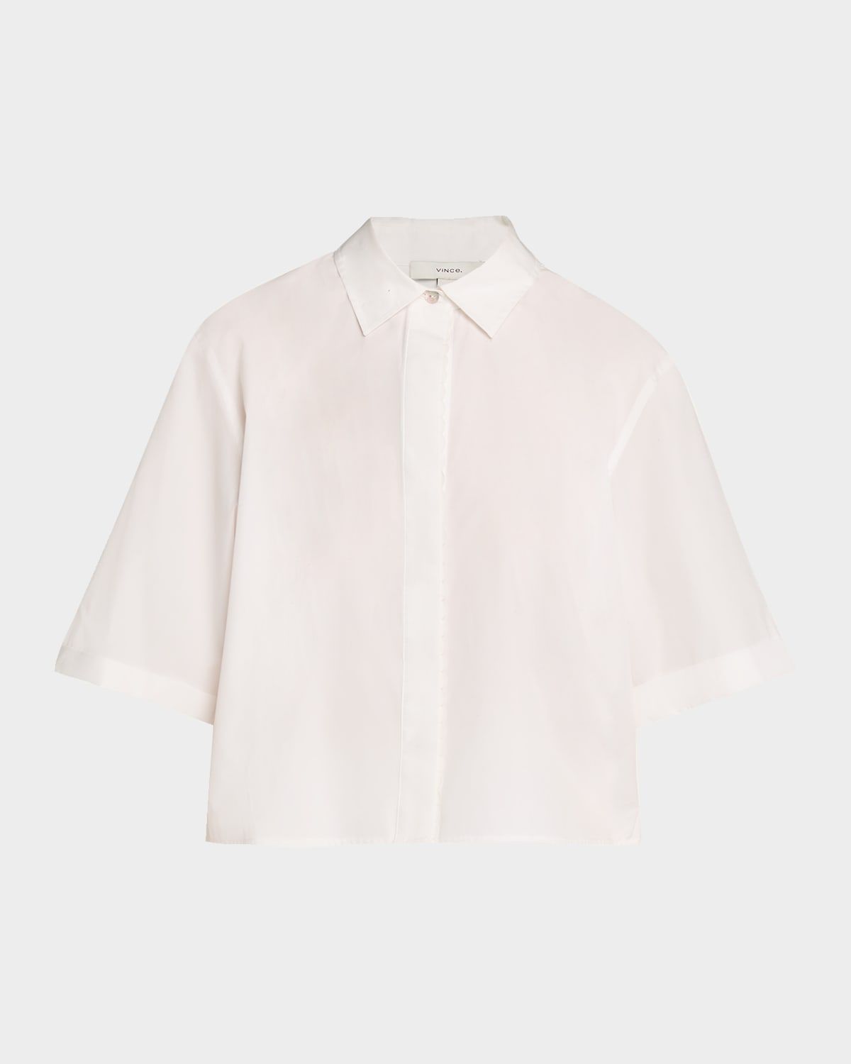 Short-Sleeve Poplin Shirt