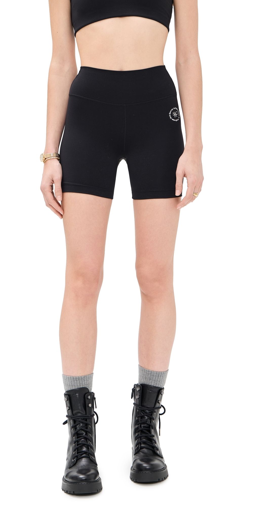 Sporty & Rich SRHWC Biker Shorts Black XS