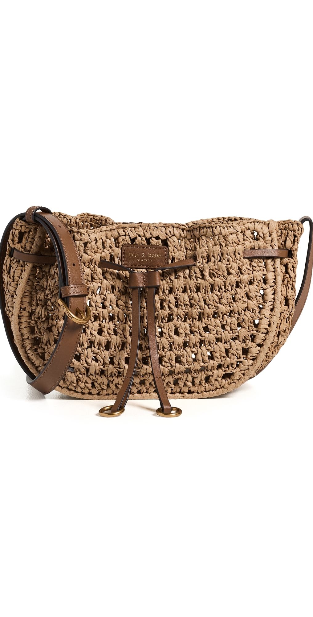 rag & bone River Crossbody Bag Natural One Size