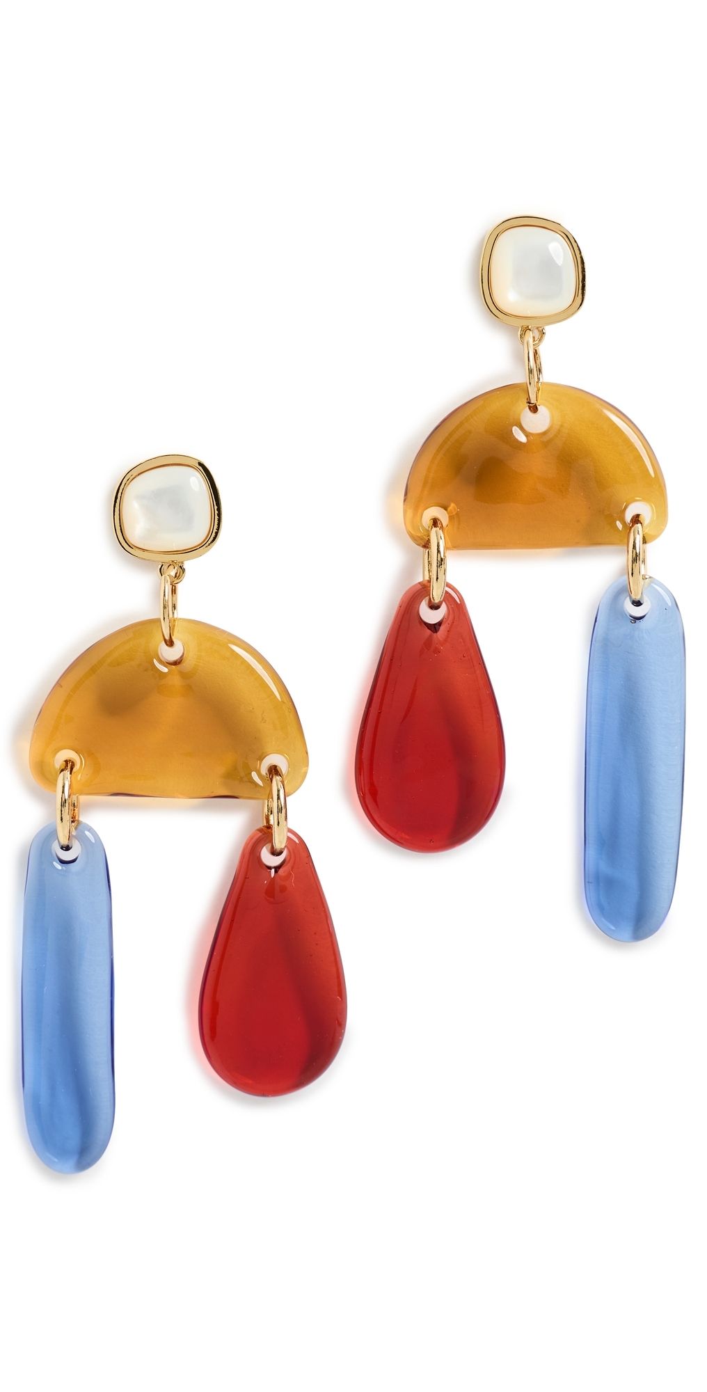 Lizzie Fortunato Sun and Sea Earrings Multi One Size