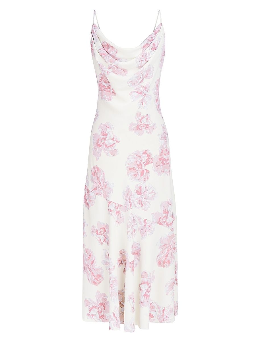 Women's Sonny Floral Crepe Midi-Dress - Painted Floral - Size 14