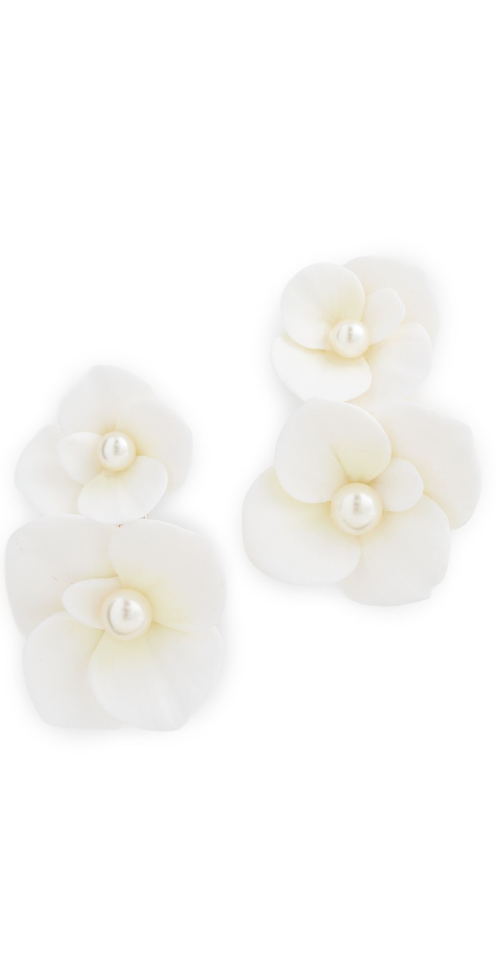 Jennifer Behr Aylani Earrings Cream One Size