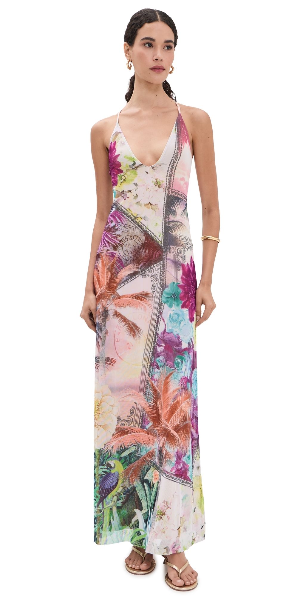 AFRM Romy Dress Vacation Tropic XS