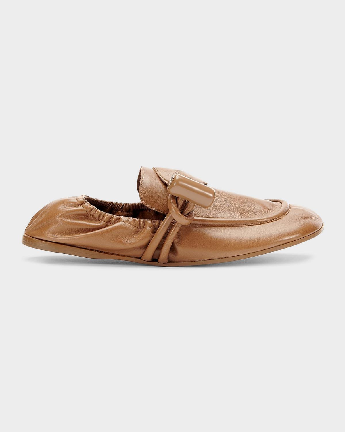 Toggle Leather Loafers