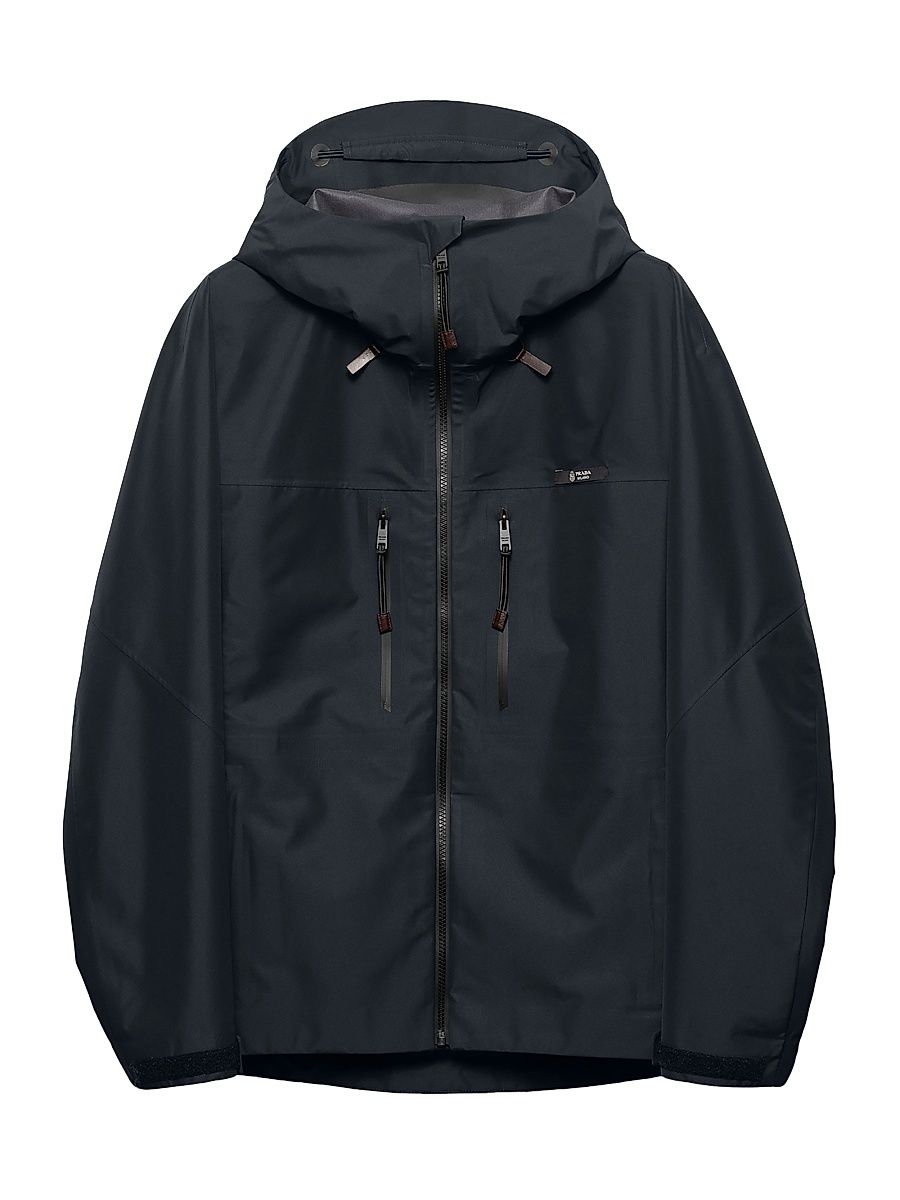 Men's Technical Fabric Jacket - Black - Size XL