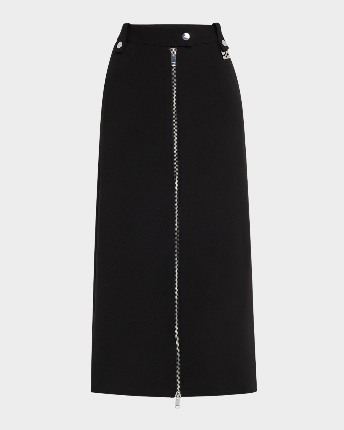 Bonded Crepe Midi Skirt