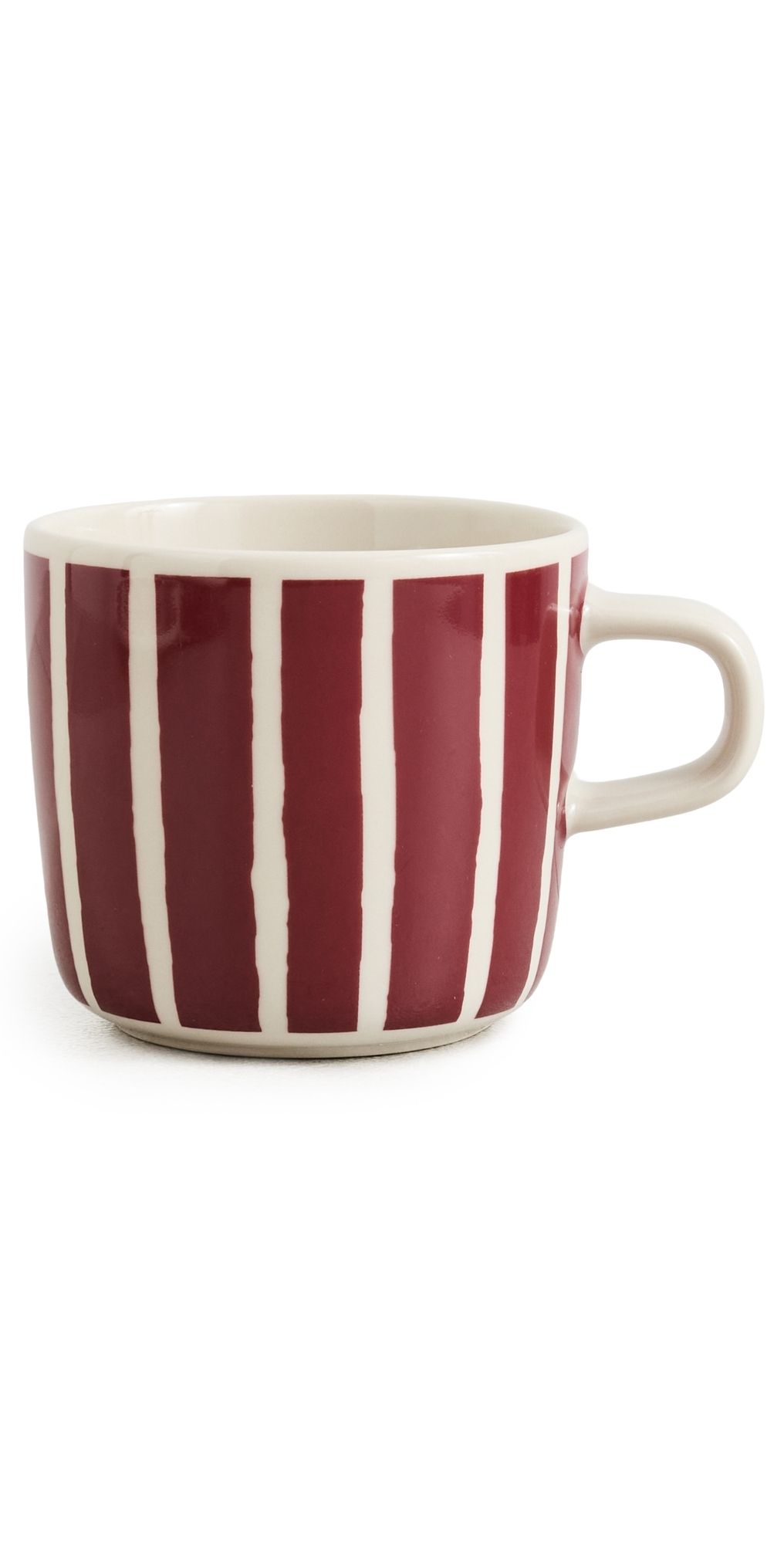 Marimekko Oiva Piccolo Coffee Cup White/Brown One Size