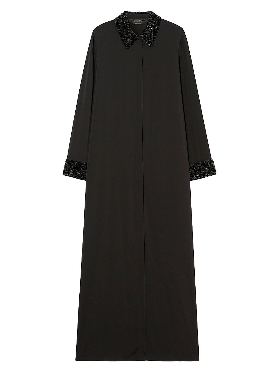 Women's Lightweight Cady Shirt Dress - Black - Size 22