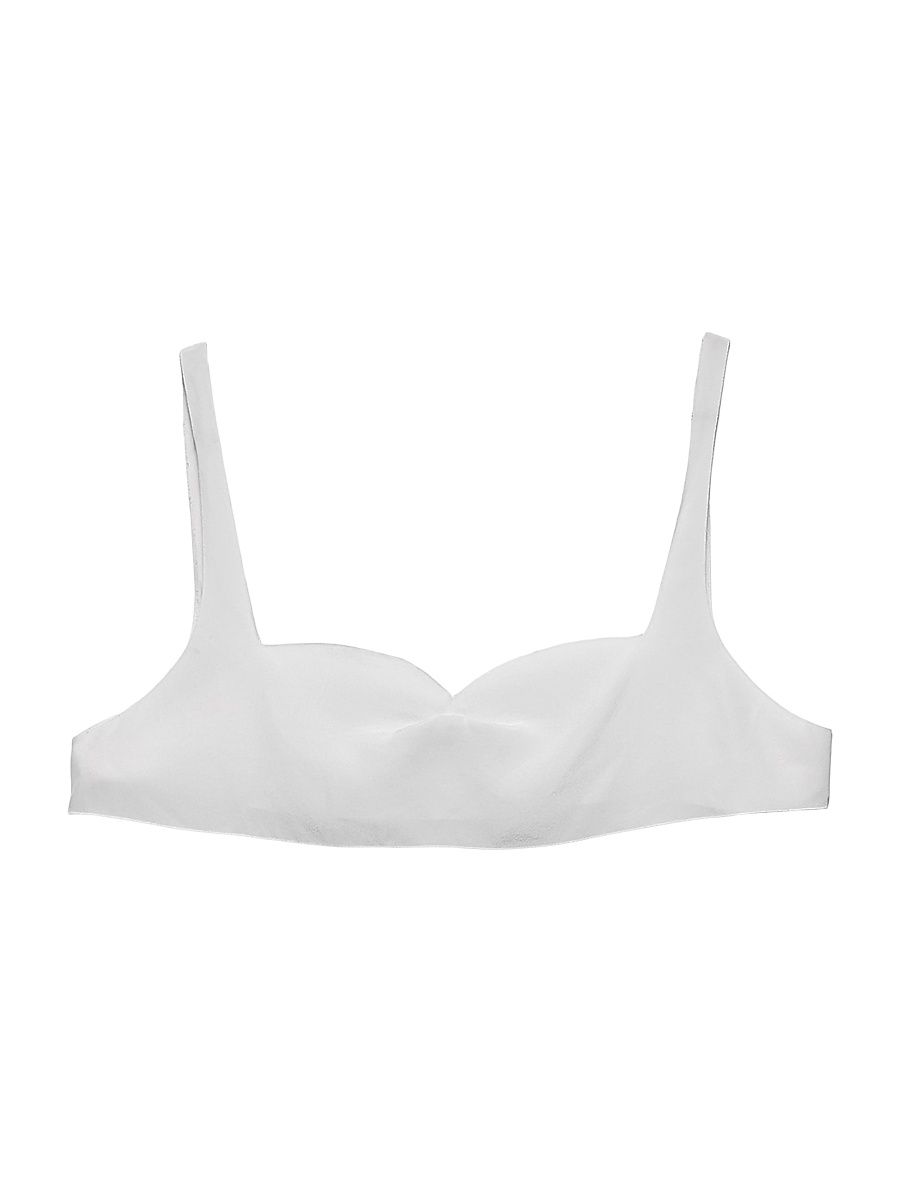 Women's Crepe De Chine Top - White - Size 00