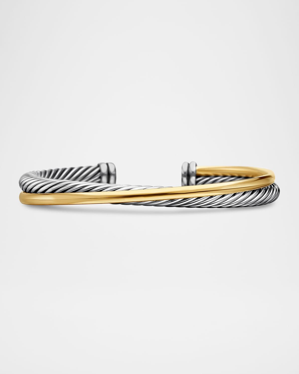 Crossover Cuff with Gold