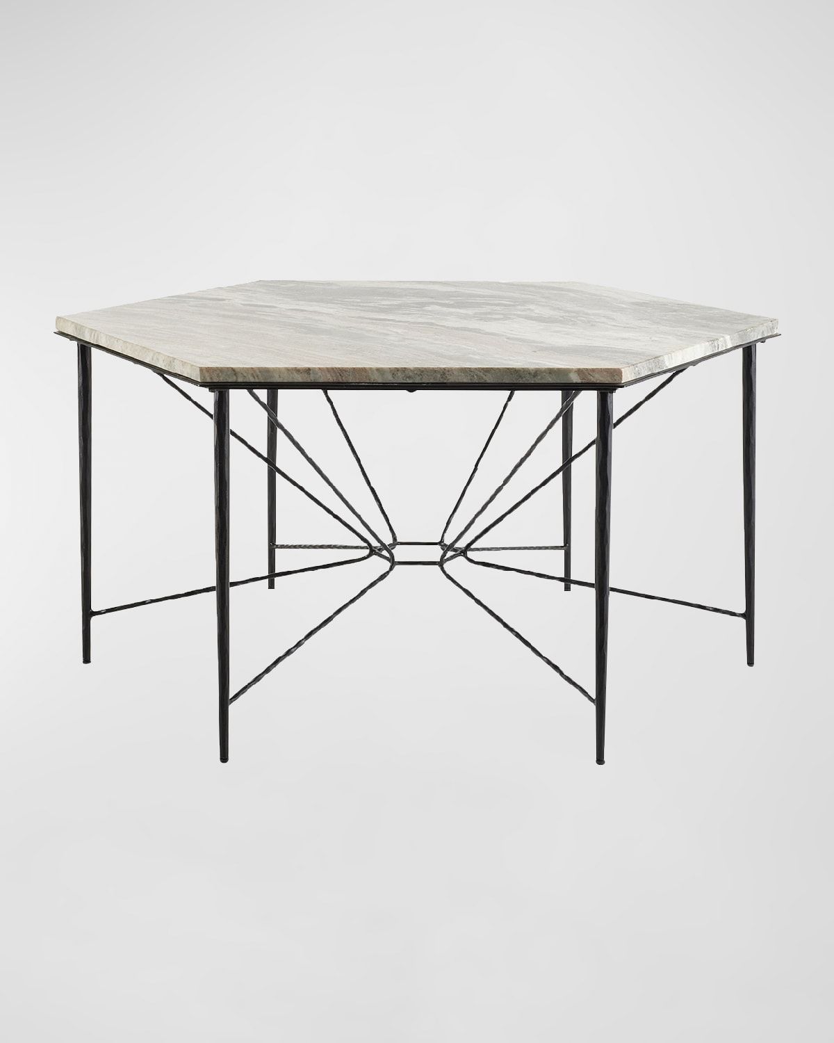 Estrella Hexagonal Dining Table, 62.5"