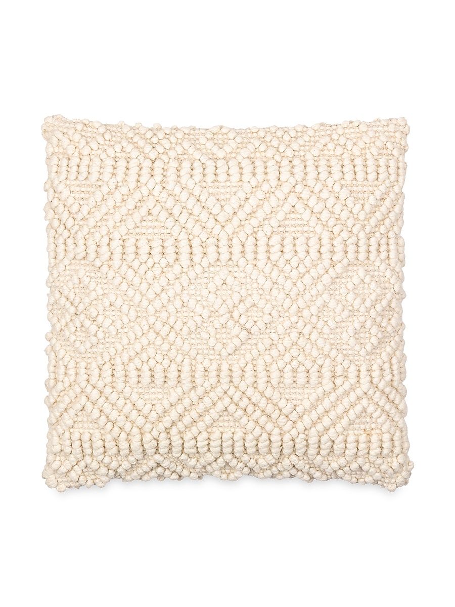 Hygge Woven Pillow - Cream