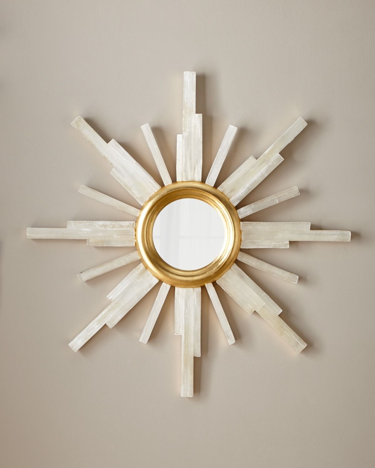 Selenite Star Mirror