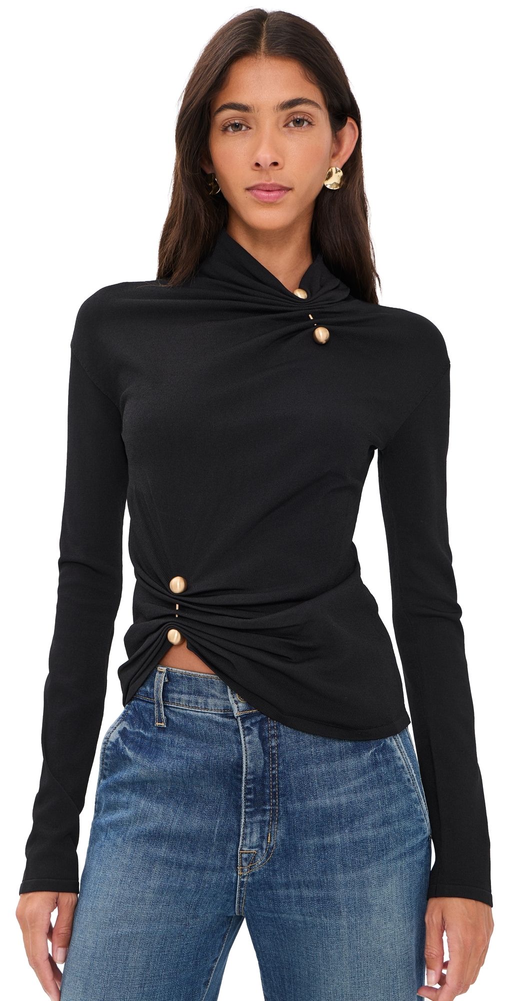 Cult Gaia Callie Top Black XS