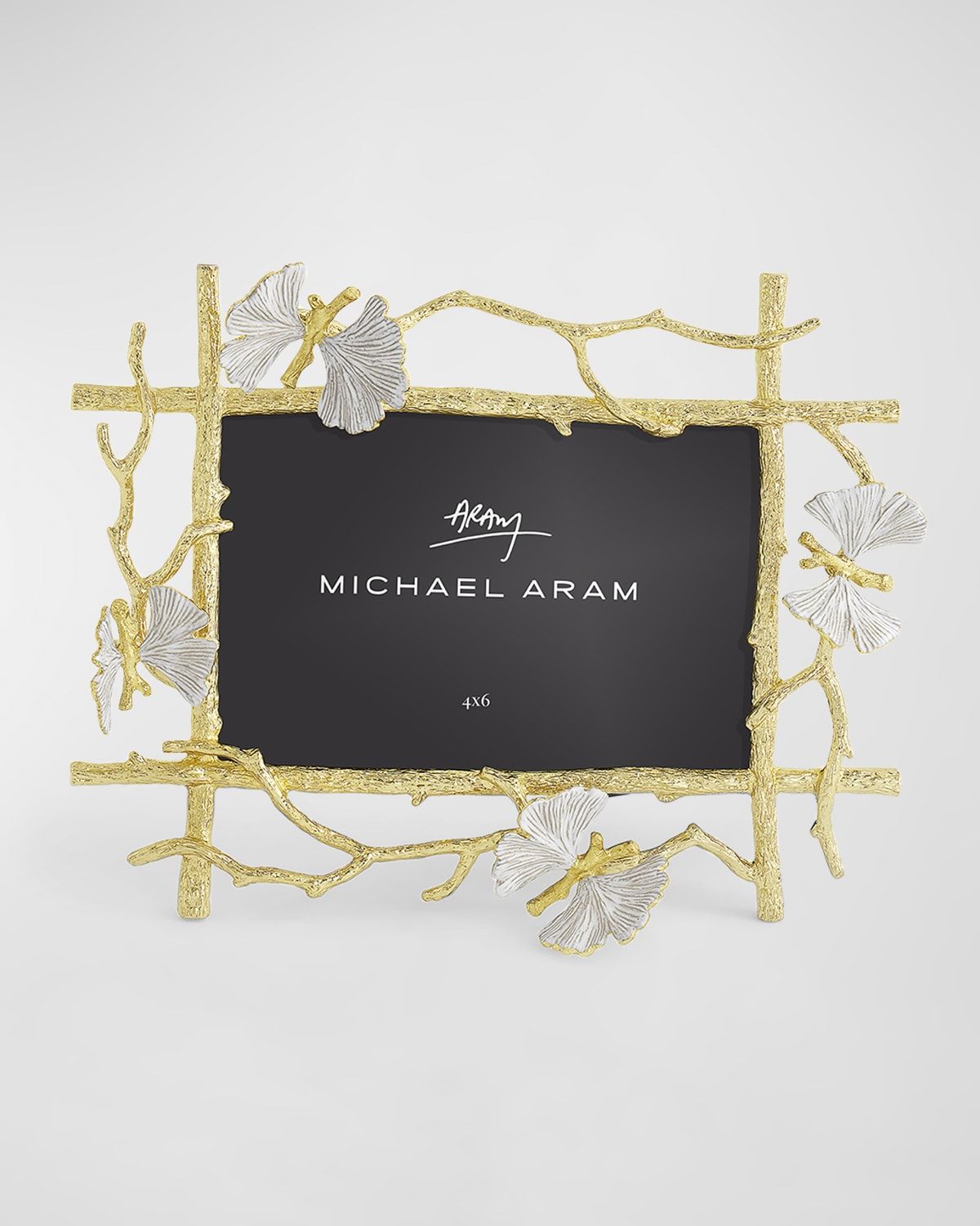 Butterfly Ginkgo Photo Frame, 4" x 6"