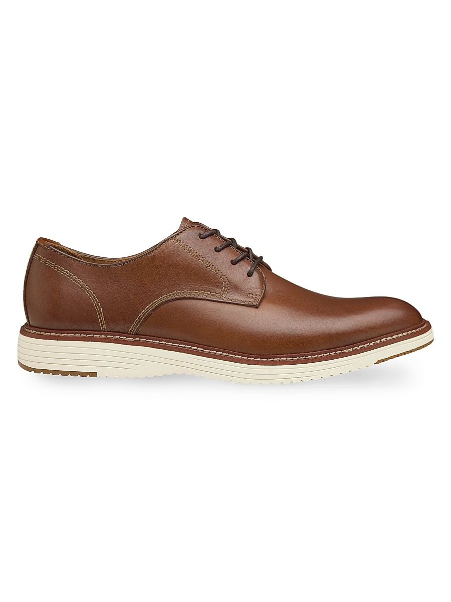 Men's Upton Plain-ToeLeather Oxfords - Tan Full Grain - Size 12