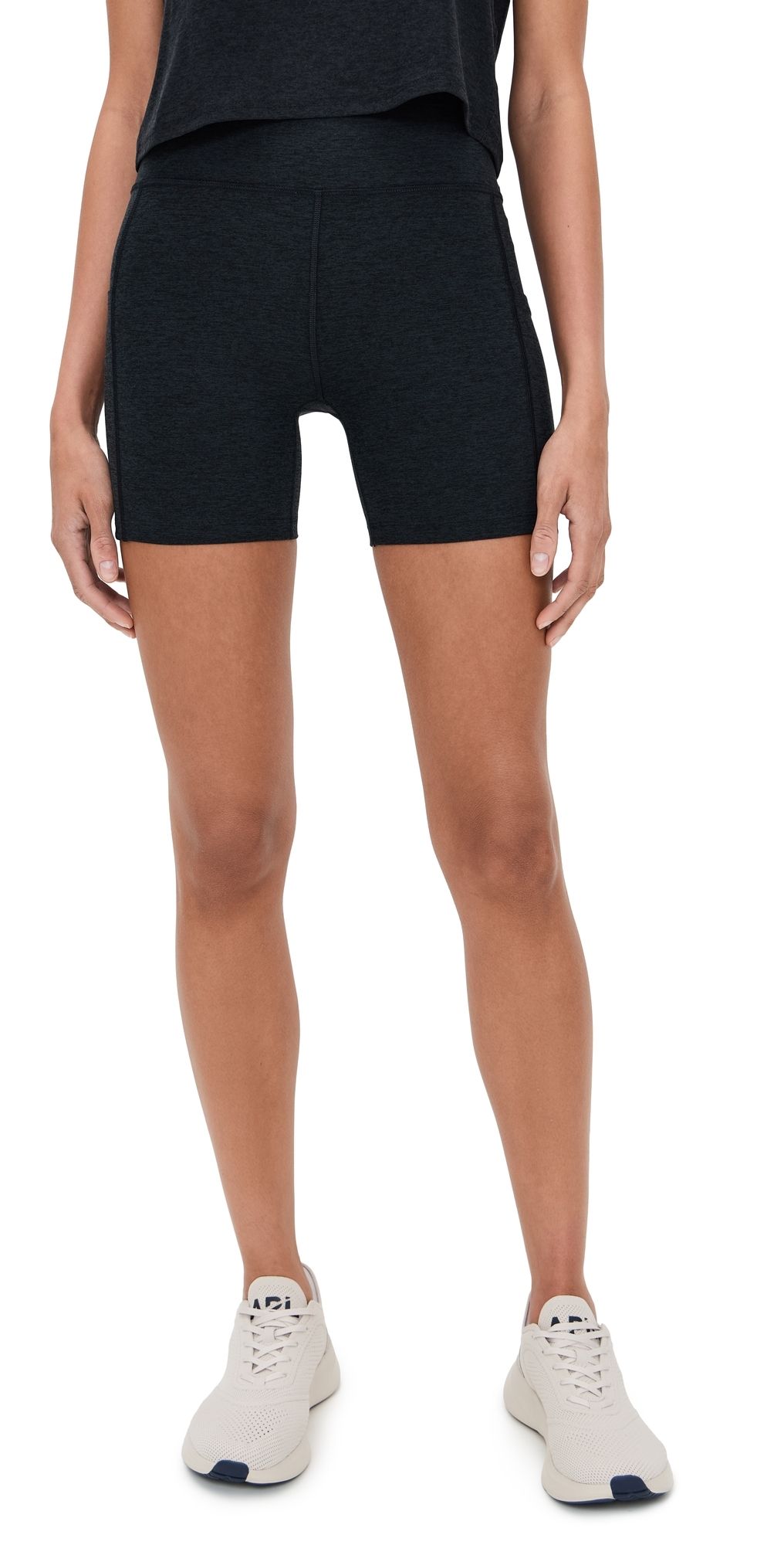 Beyond Yoga Spacedye Keep Pace Pocket 5 Shorts Darkest Night XL