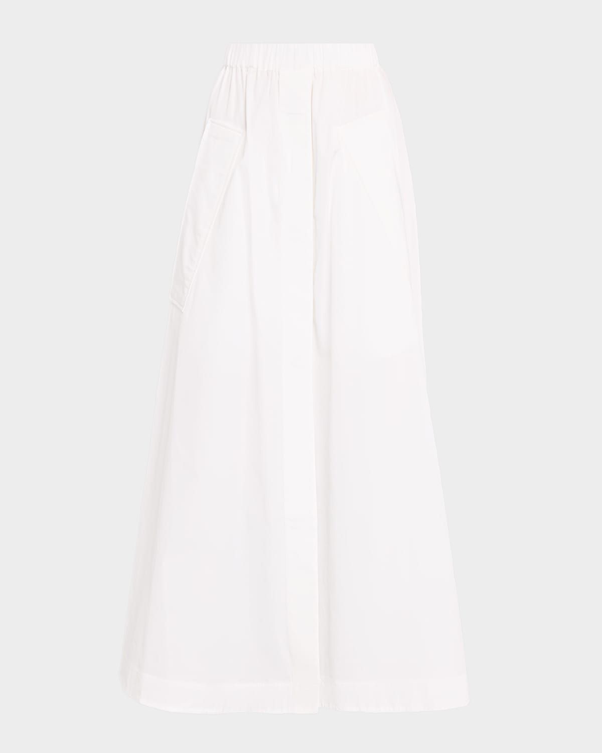 Cotton Maxi Parachute Skirt
