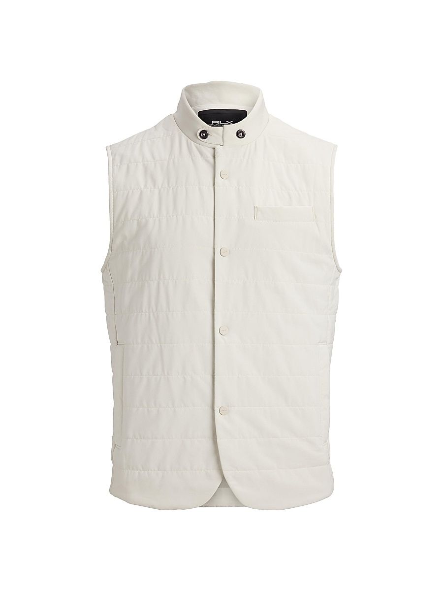 Men's Tech Stretch Quilted Vest - Stone Pebble - Size XXL