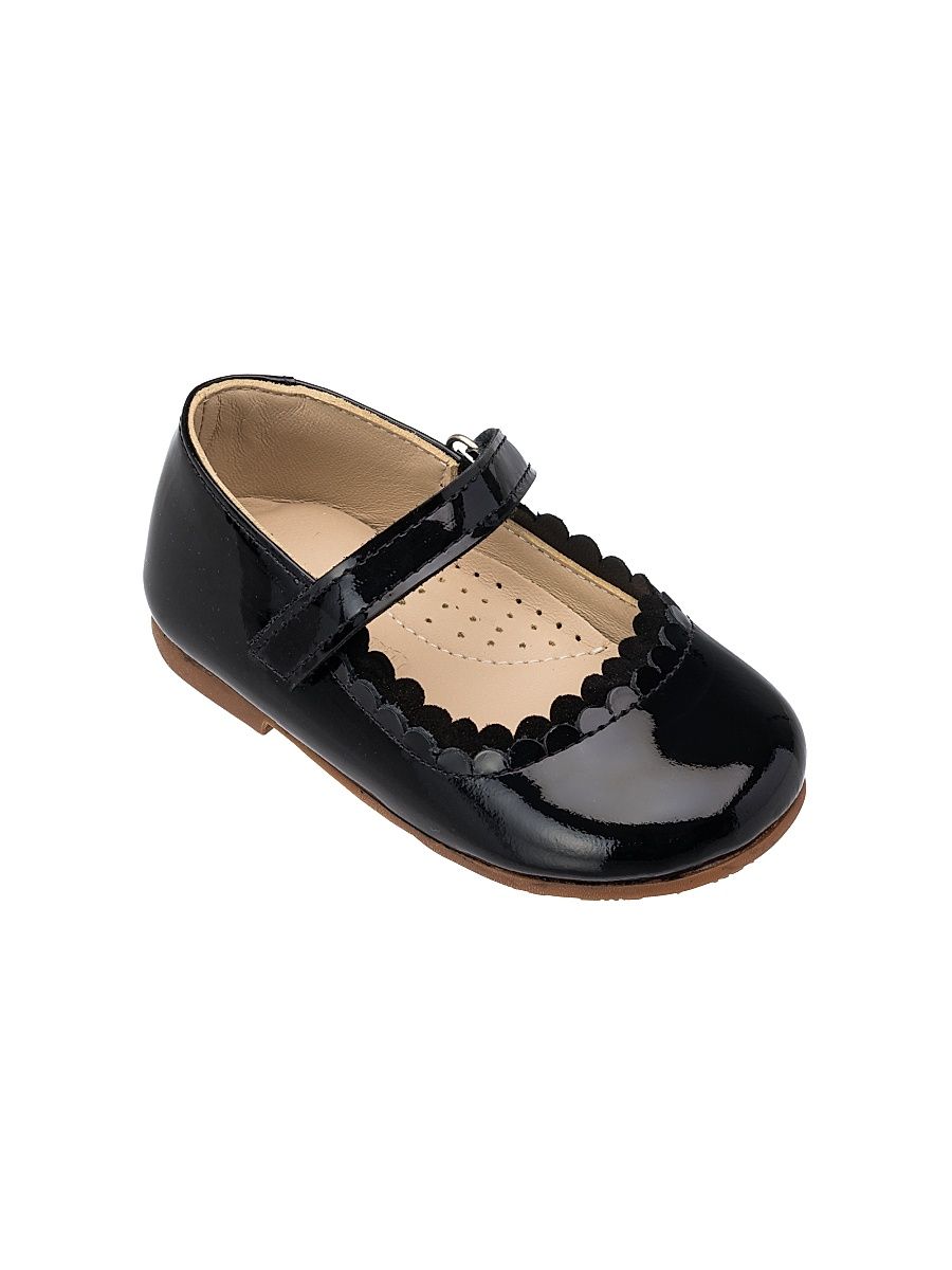 Baby Girl's Aria Leather Flats - Black - Size 6.5 (Baby)