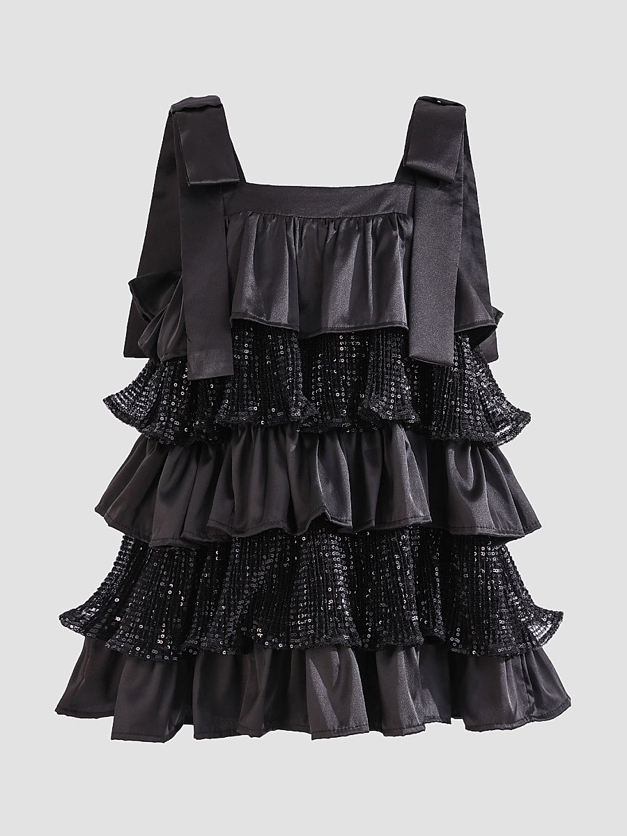 Girl's Bellamy Dress - Black - Size 14