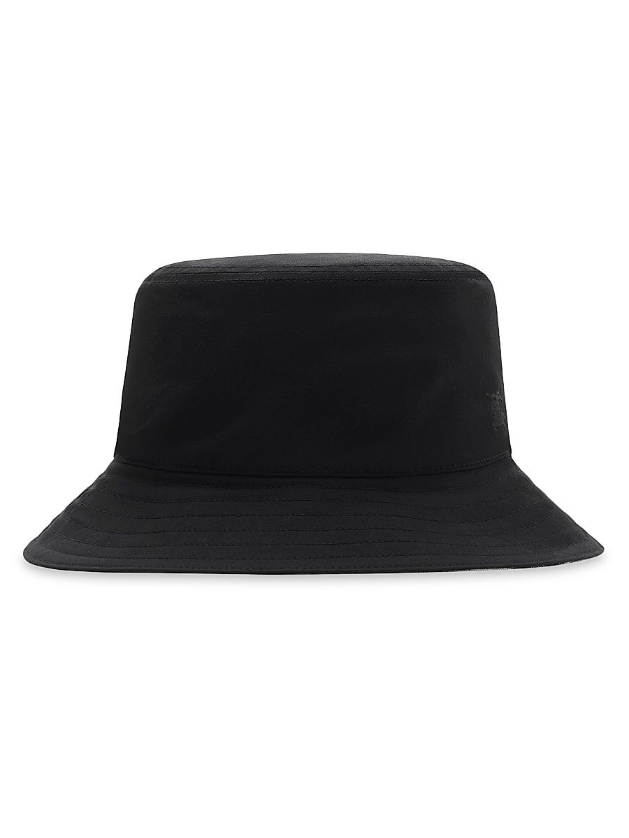 Men's Reversible Gabardine Bucket Hat - Black Sand - Size Medium